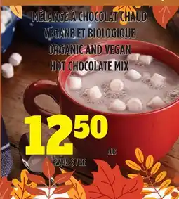 Marches Tau MÉLANGE À CHOCOLAT CHAUD VÉGANE ET BIOLOGIQUE offer