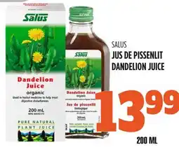 Marches Tau SALUS JUS DE PISSENLIT offer