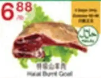 Halal Burt Goat