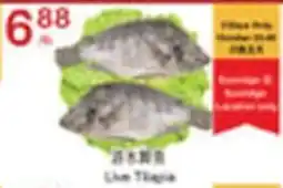 Lucky Supermarket Live Tilapia offer