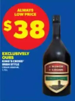 Real Canadian Liquorstore King's Cross Irish Style Cream Liqueur offer