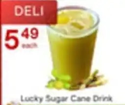 Lucky Supermarket Lucky Sugar Cane Drink offer