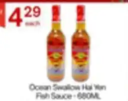Lucky Supermarket Ocean Swallow Hal Yen Fish Sauce offer