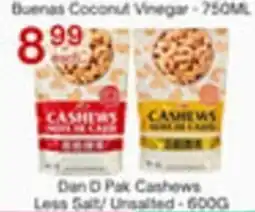 Lucky Supermarket Dan D Pak Cashews offer