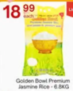 Lucky Supermarket Golden Bowl Premium Jasmine Rice offer
