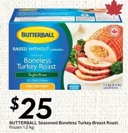 Safeway Butterball seasoned boneless turkey breast roast offer