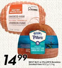 Safeway Piller's Boneless Smoked Ham offer