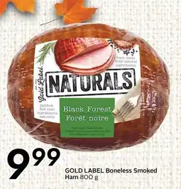 Safeway Gold Label Boneless Smoked Ham offer