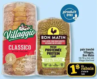 Villaggio sliced bread