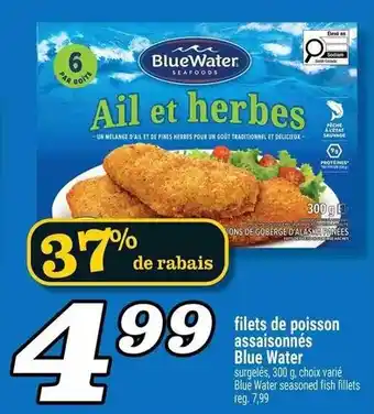 Blue Water filets de poisson assaisonnées