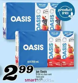 Marché Richelieu Oasis juice offer