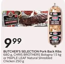 Safeway Butcher's selection pork back ribs offer