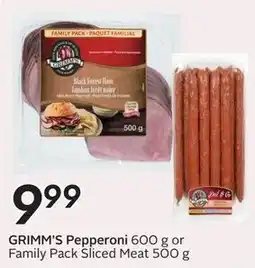 Safeway Grimm's Pepperoni offer