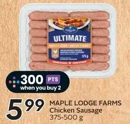 Safeway Maple Lodge Farms Chicken Sausage offer