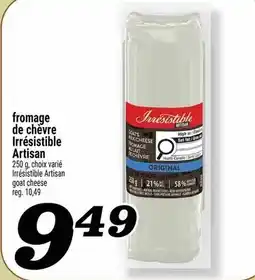 Marché Richelieu Irrésistible Artisan goat cheese offer