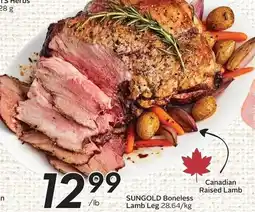 Safeway Sungold boneless lamb leg offer