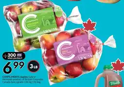 Safeway Compliments Apples offer