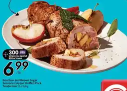Safeway Bourbon and Brown Sugar Seasoned Apple Stuffed Pork Tenderloin offer