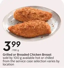 Safeway Grilled or Breaded Chicken Breast offer