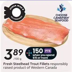 Safeway Fresh Steelhead Trout Fillets offer