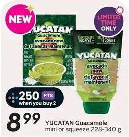 Safeway Yucatan guacamole mini or squeeze offer