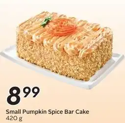 Safeway Small Pumpkin Spice Bar Cake offer