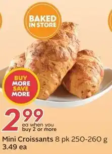 Safeway Mini Croissants offer