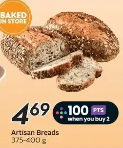 Safeway Artisan Breads offer