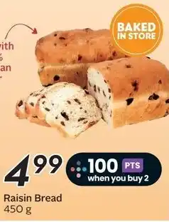 Safeway Raisin Bread offer
