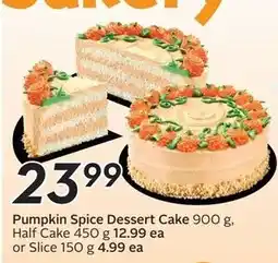 Safeway Pumpkin Spice Dessert Cake offer