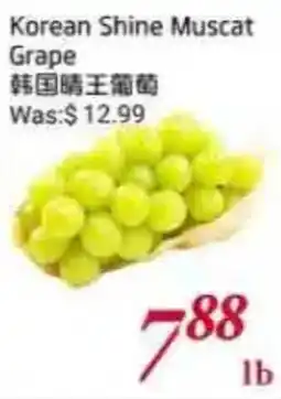 Tone Tai Supermarket Korean Shine Muscat Grape offer
