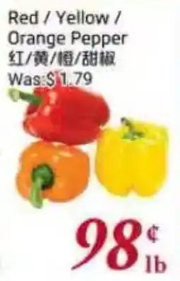 Tone Tai Supermarket Red / Yellow / Orange Pepper offer