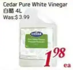 Tone Tai Supermarket Cedar pure white vinegar offer
