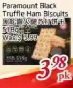 Tone Tai Supermarket Paramount black truffle ham biscuits offer