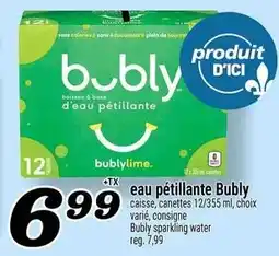Marché Richelieu Bubly eau pétillante offer