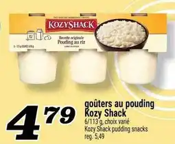 Marché Richelieu kozy shack goûters au pouding offer
