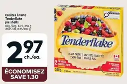 Giant Tiger Tenderflake pie shells offer