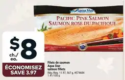 Giant Tiger Aqua Star salmon fillets offer