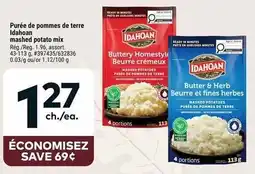 Giant Tiger Idahoan mashed potato mix offer