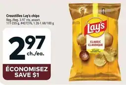 Giant Tiger Lay's croustilles chips offer
