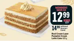 Foodland Real Cream Layer Pumpkin Cream Latte Cake offer