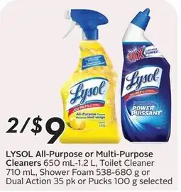 Safeway Lysol All-Purpose or Multi-Purpose Cleaners offer