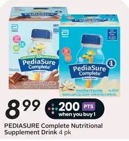 Safeway PediaSure Complete Nutritional Supplement Drink offer