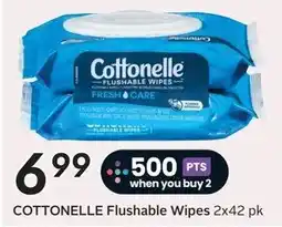 Safeway Cottonelle Flushable Wipes offer