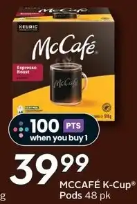 Safeway McCafé K-Cup® Pods offer