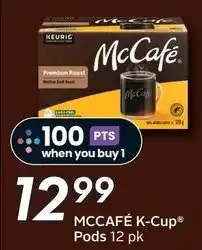 Safeway McCafé K-Cup® Pods offer