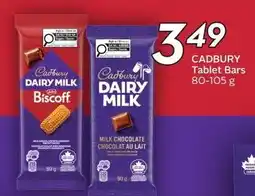 Safeway Cadbury Dairy Milk Tablet Bars offer
