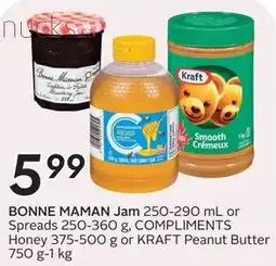 Safeway Bonne Maman Jam or Spreads or Kraft Peanut Butter offer