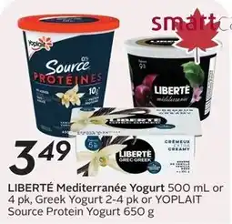 Safeway Liberté mediterranée yogurt offer