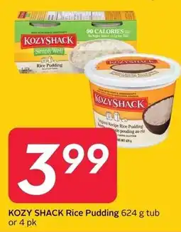 Safeway Kozy Shack Rice Pudding offer